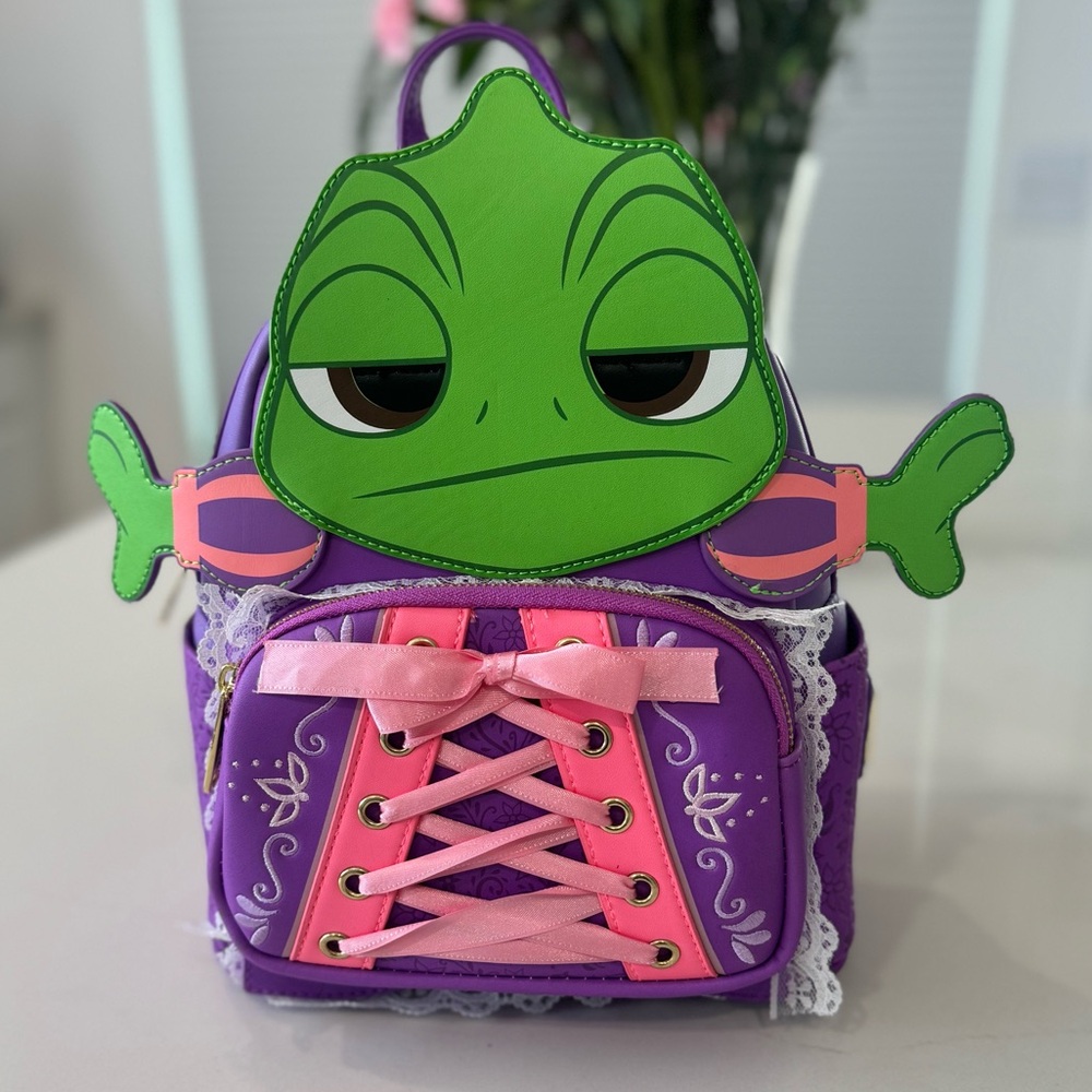 Loungefly Extremely Rare- Disney Tangled Pascal Backpack- NWT